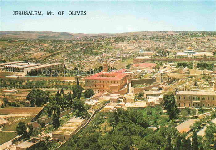 Jerusalem  Yerushalayim Israel Mt. Of Olivers Altstadt