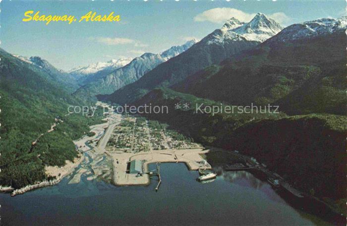 Skagway Alaska USA Busy port