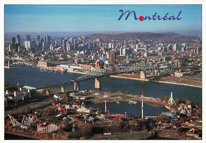 MONTREAL  QUEBEC Canada Jacques Cartier Bridge downtown