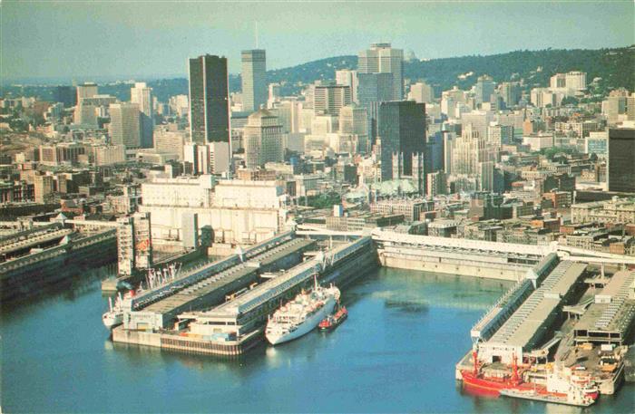 MONTREAL  QUEBEC Canada Harbour business district Courtesy of CNR