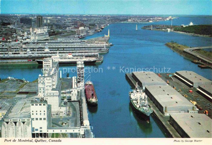 MONTREAL  QUEBEC Canada Port Fleuve Saint Laurent