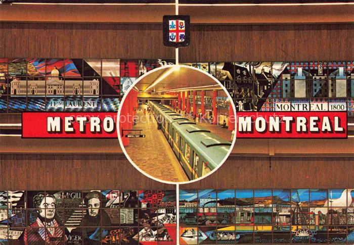 MONTREAL  QUEBEC Canada Metro Station McGill