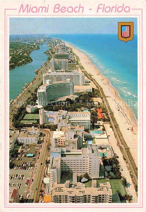 Miami Beach Florida USA Elegant resort hotels Collins Avenue