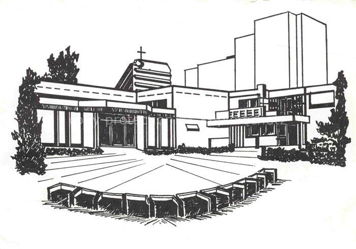 Pfingstweide LUDWIGSHAFEN Rhein Kath. Gemeidezentrum St. Albert