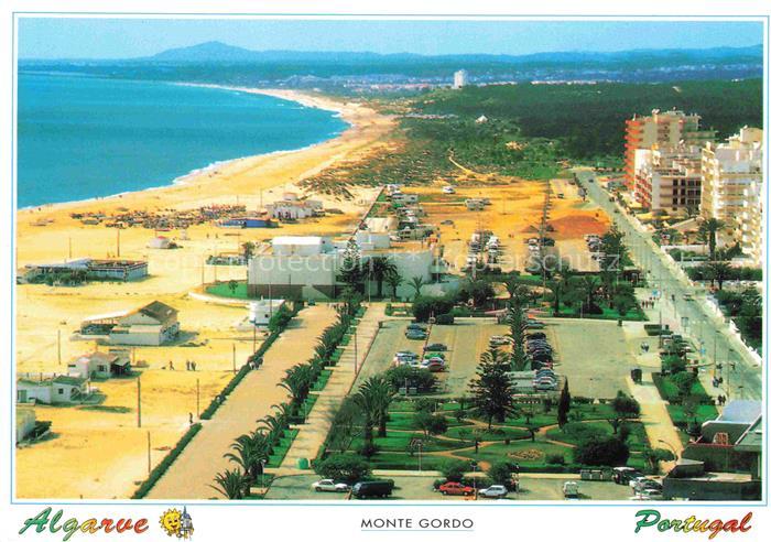 Monte Gordo Algarve PT Hotel Strand Luftbild
