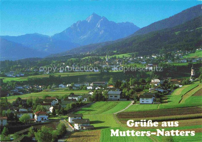 Natters Tirol AT Blick auf Mutters Panorama