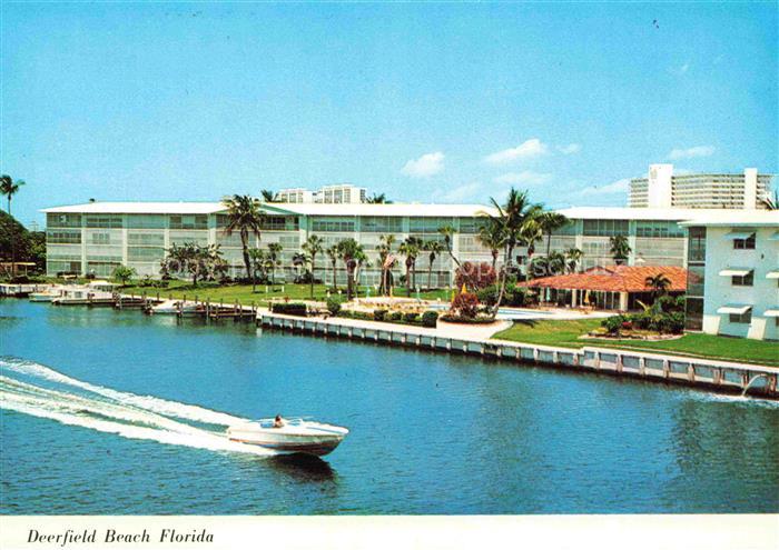 Deerfield Beach Florida USA Inland Waterway