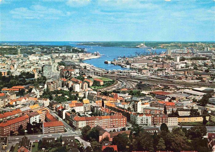 KIEL  CITY Blick von Fernseherturm Panorama