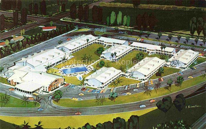 Tucson Arizona USA Ramada Inn Fliegeraufnahme