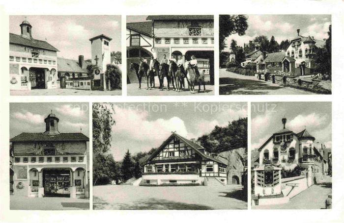 Koenigstein  Taunus Hofgut Rettershof mit Reitschule Teilansichten