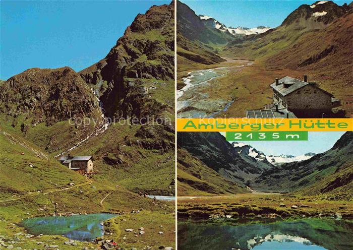 Ambergerhuette 2151m oetztal Tirol AT mit Schwefelsee und Sulztal Ferner Panoram