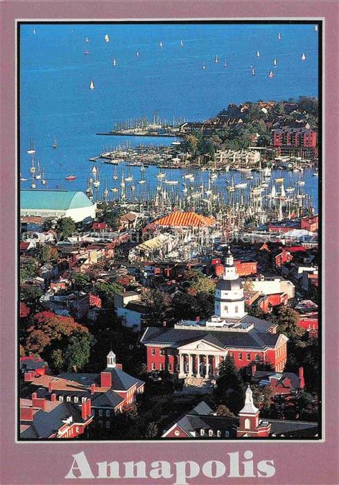 Annapolis Maryland USA Fliegeraufnahme