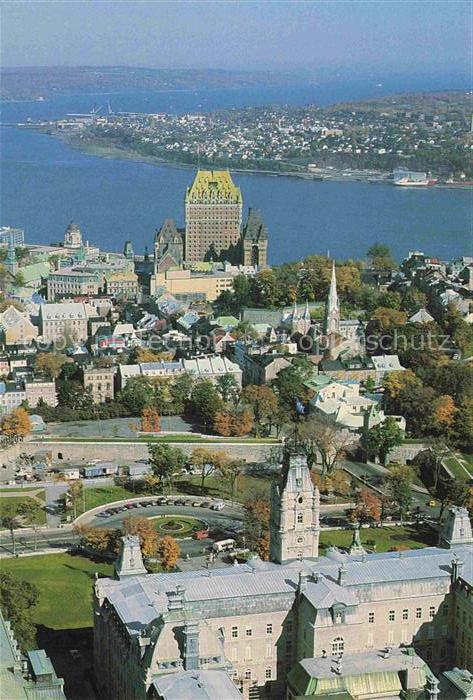 QUEBEC-City Canada Vue partielle du Parlement du Quebec Fliegeraufnahme