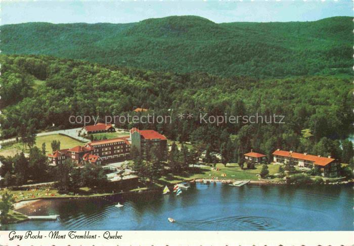 QUEBEC-City Canada Gray Rocks Mont Tremblant Fliegeraufnahme