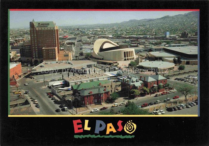 EL PASO  Texas USA Fliegeraufnahme