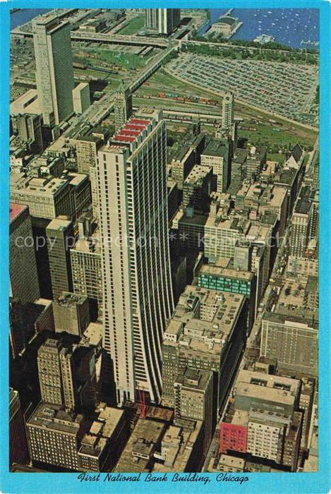 CHICAGO  Illinois USA The First National Bank Building Fliegeraufnahme