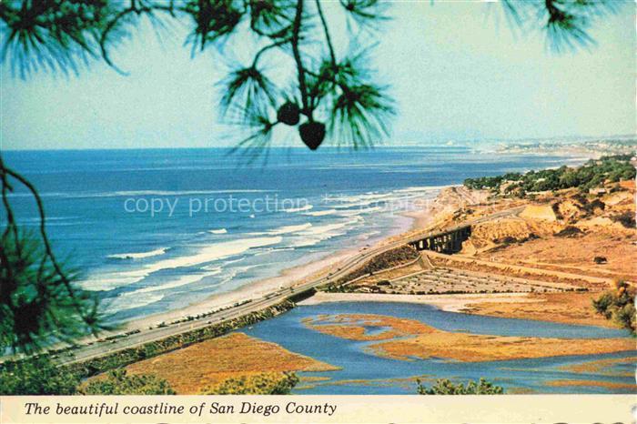 SAN DIEGO California USA Coast line Panorama