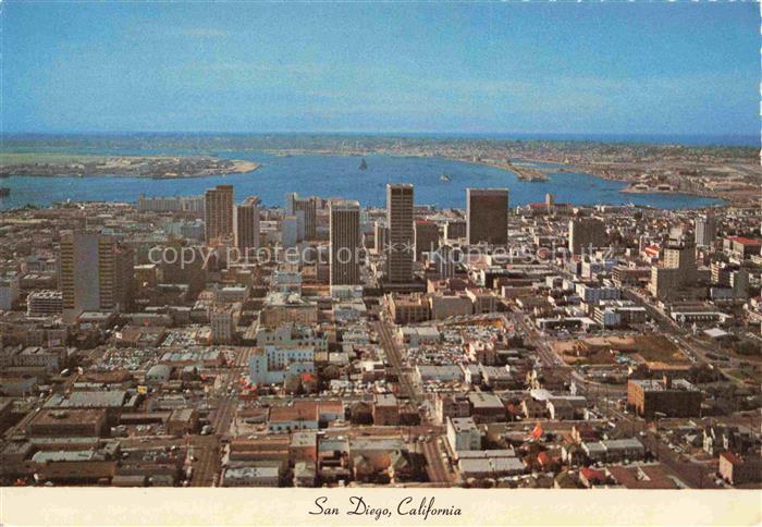 SAN DIEGO California USA Fliegeraufnahme San Diego Bay