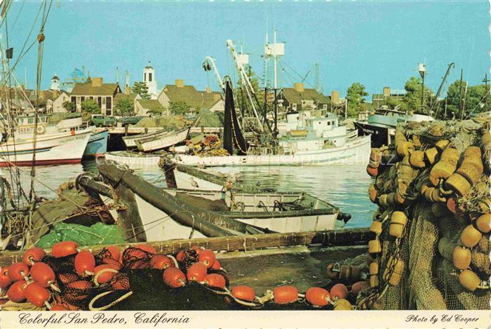 San Pedro California USA Harbor complex encompassing San Pedro Wilmington and Te