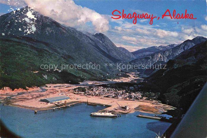 Skagway Alaska USA Fliegeraufnahme