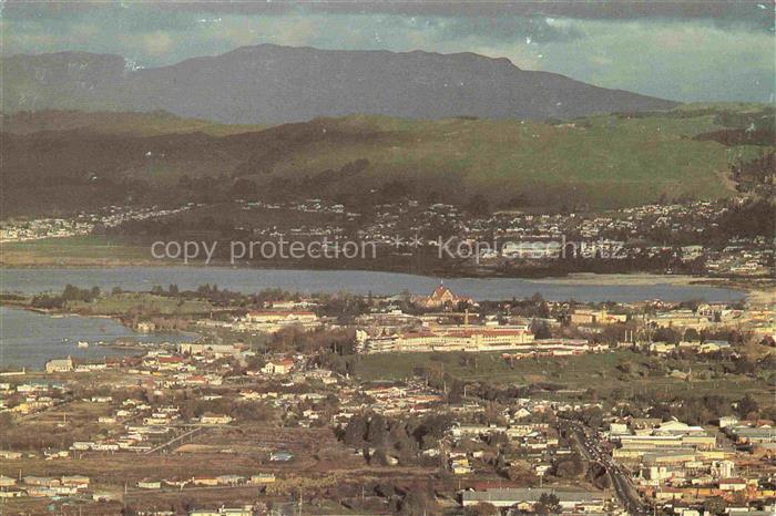 Rotorua City Bay of Plenty New Zealand NZ Fliegeraufnahme Rotorua Lake
