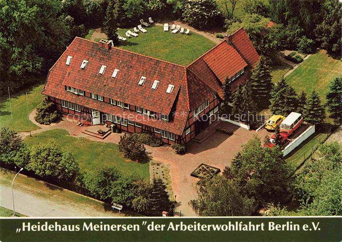 Meinersen Gifhorn Niedersachsen Heidehaus Meinersen der AWO Berlin Fliegeraufnah
