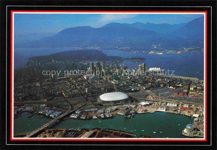 VANCOUVER BC Canada City Parks and Flowers Aerial view