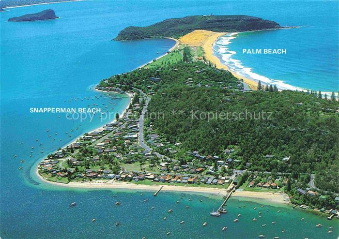 Sidney Palm Beach and Snapperman Beach Aerial view