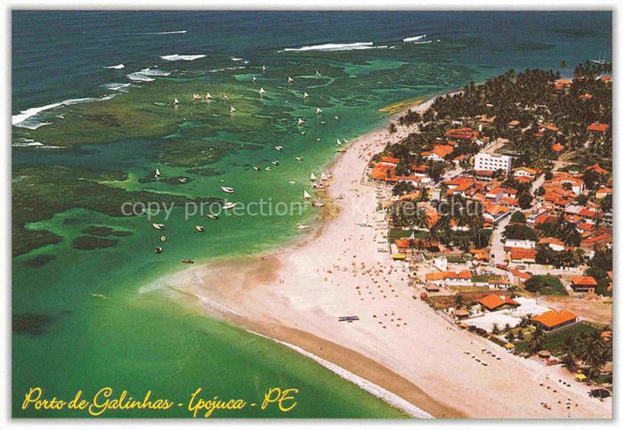 Ipojuca Pernambuco Brazil Porto de Galinhas Fliegeraufnahme