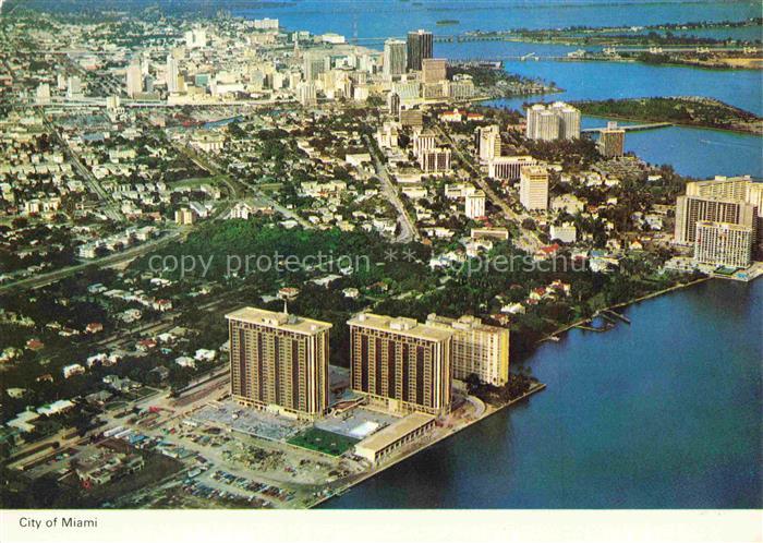 MIAMI  Florida USA Fliegeraufnahme