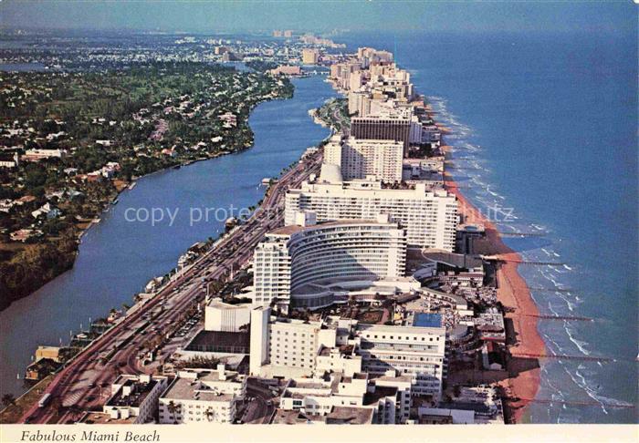Miami Beach Florida USA Fliegeraufnahme