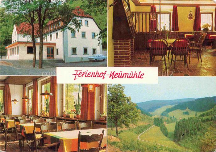 Neumuehle Frankenwald Presseck Kulmbach Bayern Ferienhof Neumuehle Restaurant Ca