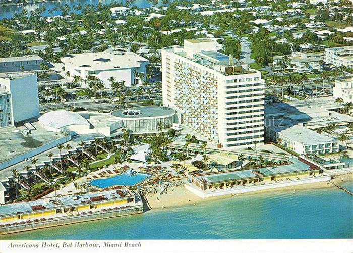 Miami Beach Florida USA Americana Hotel Bal Harbour Fliegeraufnahme