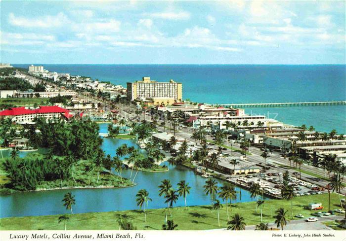 Miami Beach Florida USA Luxury Motels Collins Avenue