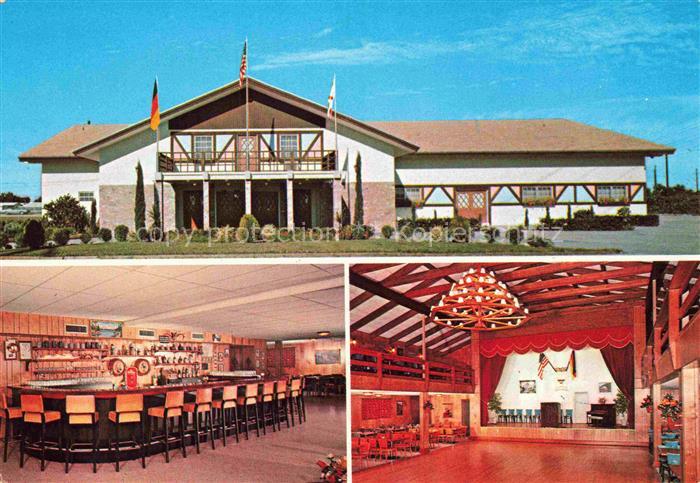 Hollywood-by-the-Sea Florida USA German American Clubhouse Bar Saal