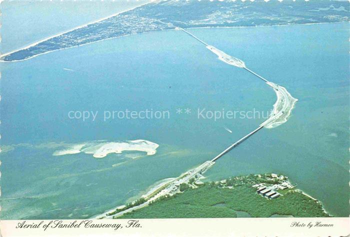 Sanibel Causeway Florida USA Fliegeraufnahme