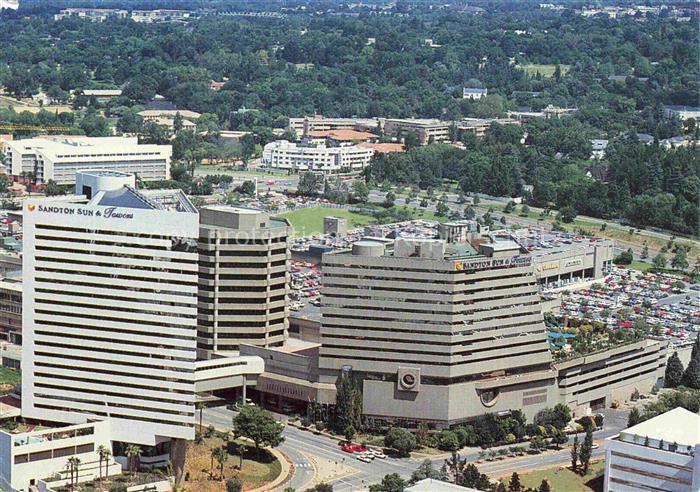 Gauteng Sandton Sun Towers Fliegeraufnahme