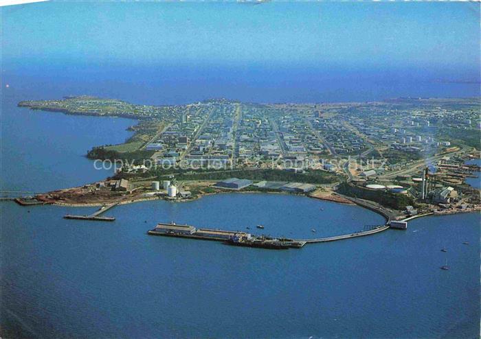 Darwin Northern Territory The Port and City Fliegeraufnahme