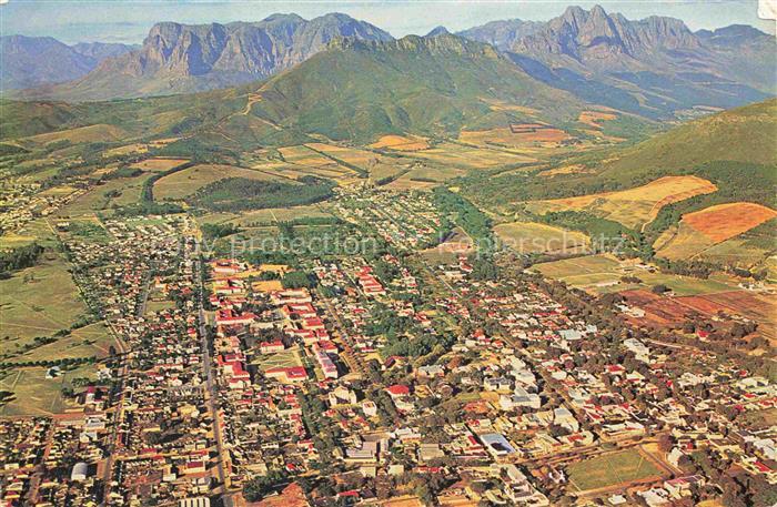 Stellenbosch South-Africa Aerial view Drakenstein Banhoek Jonkershoek
