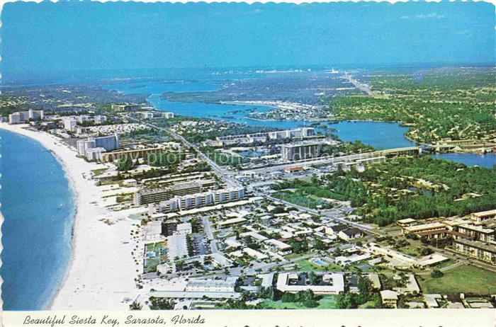 Sarasota Florida USA Siesta Key Fliegeraufnahme
