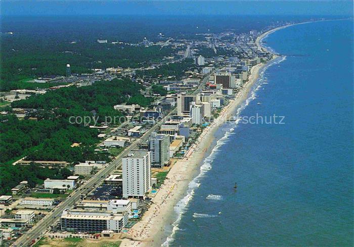 Myrtle Beach South Carolina USA Oceanfront Fliegeraufnahme