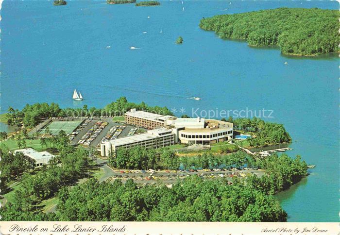 Pineisle Lake Lanier Islands Atlanta Georgia USA Fliegeraufnahme