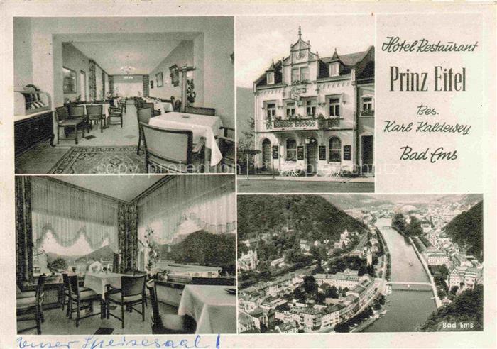 BAD EMS Hotel Restaurant Prinz Eitel Gastraeume Panorama