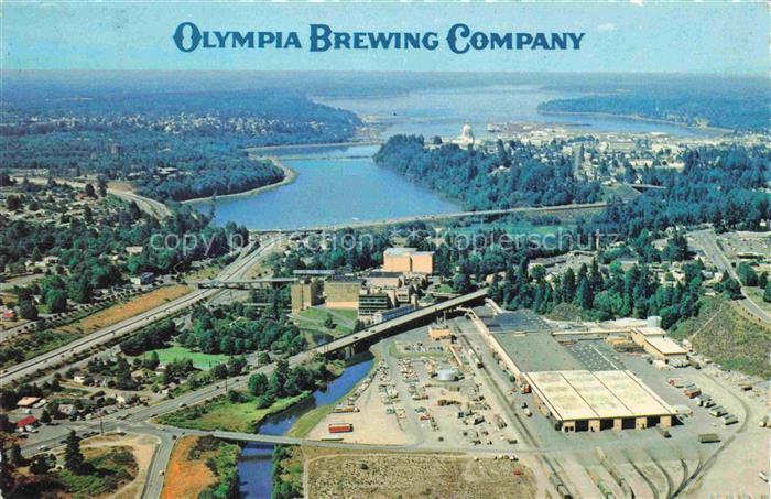 Olympia Washington USA Olympia Brewing Company Air view