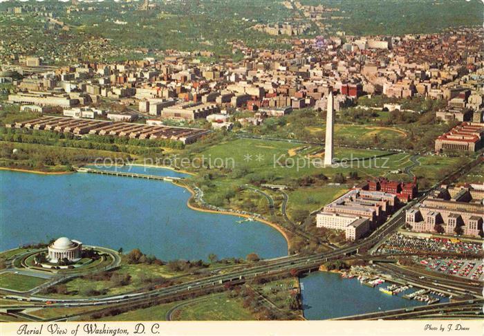 WASHINGTON  DC USA Fliegeraufnahme