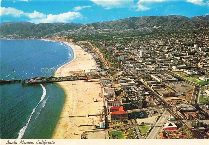 Santa Monica California USA Fliegeraufnahme