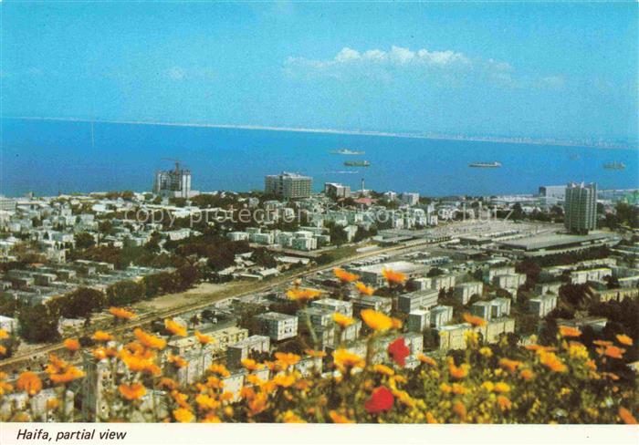HAIFA Israel Fliegeraufnahme