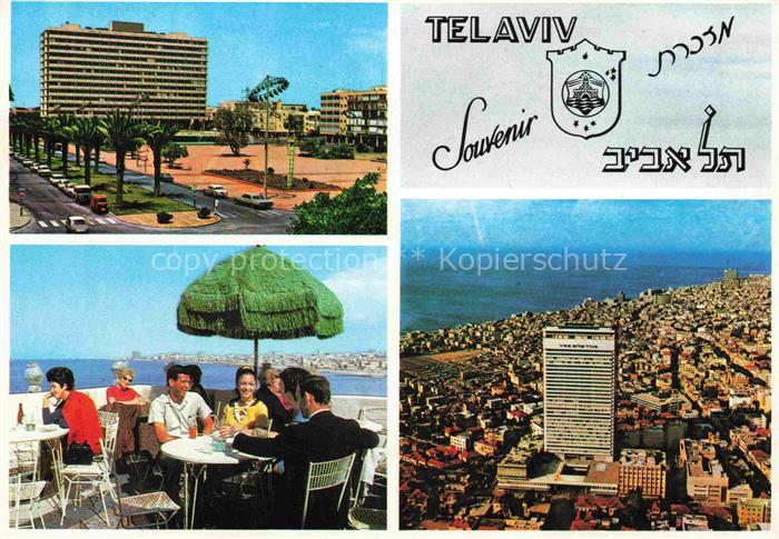 Tel-Aviv-Jaffa Israel Hotel Terrasse Fliegeraufnahme