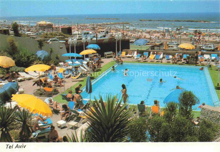 Tel-Aviv-Jaffa Israel Schwimmbad Strand