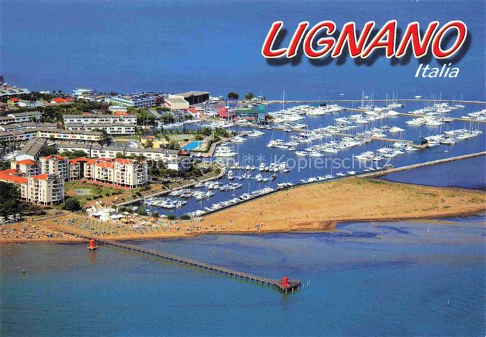 LIGNANO  City Veneto IT Fliegeraufnahme